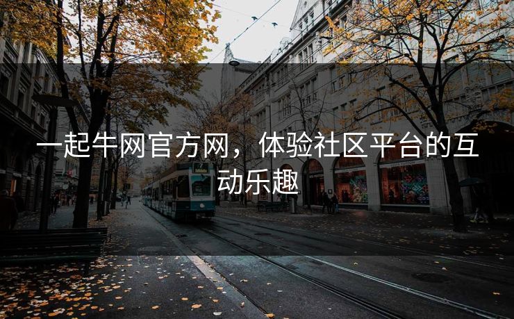一起牛网官方网，体验社区平台的互动乐趣