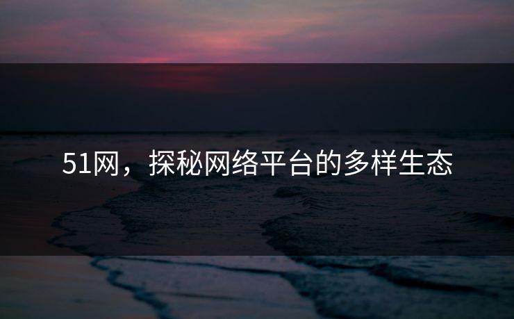51网,探秘网络平台的多样生态 51网,探秘网络平台的多样生态